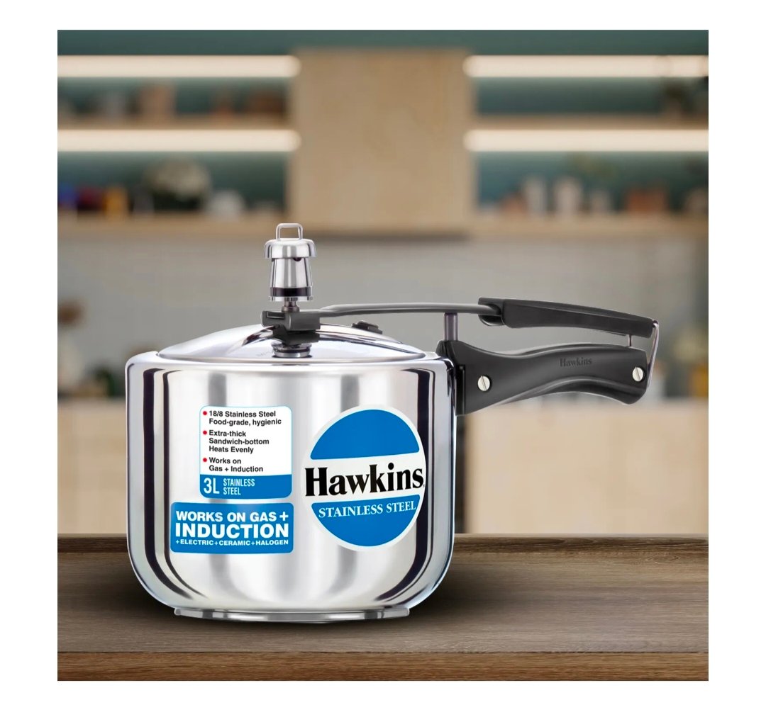 Hawkins 3ltr stainless steel pressure cooker 