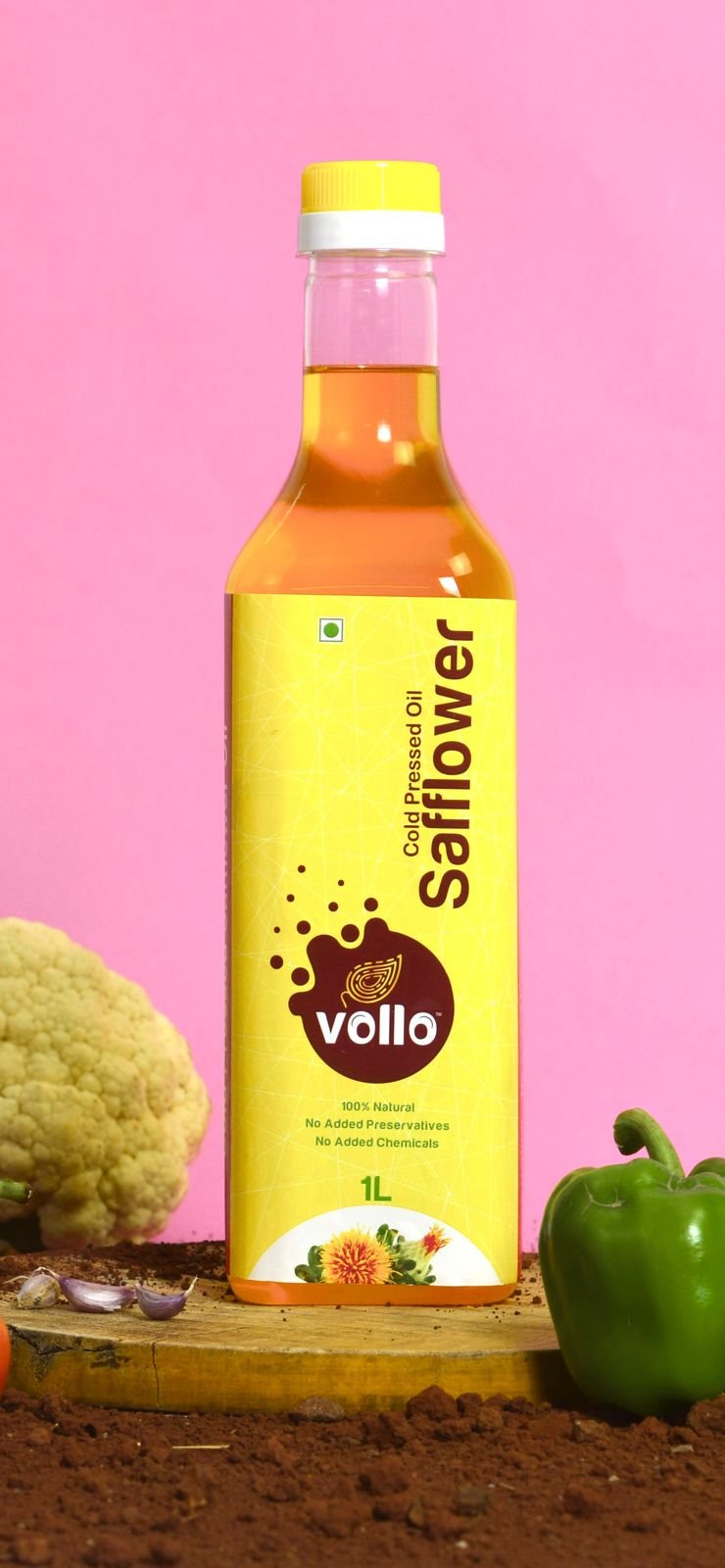  Cold Pressed Safflower Oil 1000ml