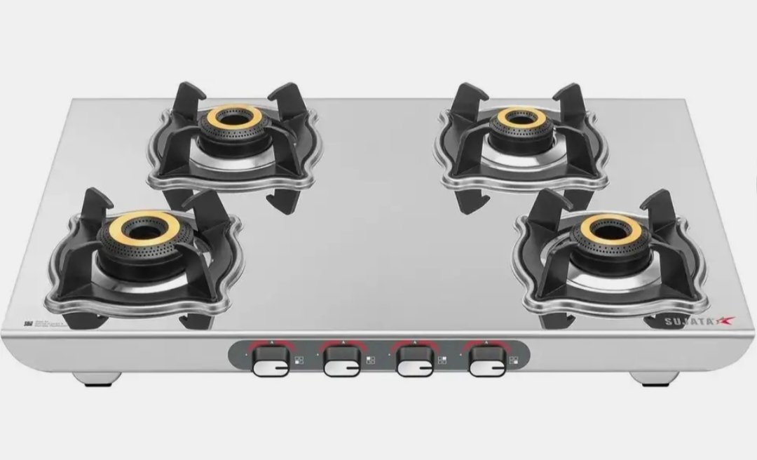Sujata 4 burner stereno gas stove